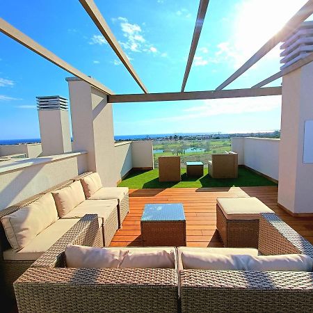 Nuevo Atico Toyo. Vistas Al Mar, Terraza, Solarium, Piscina, A/A, Wifi Y Garaje Appartement El Toyo Buitenkant foto
