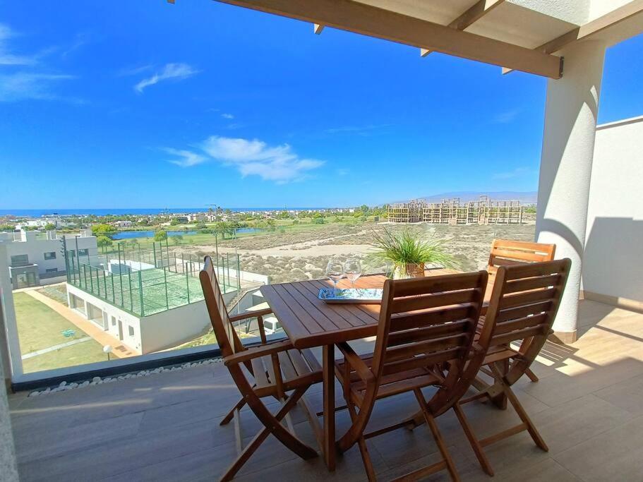Nuevo Atico Toyo. Vistas Al Mar, Terraza, Solarium, Piscina, A/A, Wifi Y Garaje Appartement El Toyo Buitenkant foto