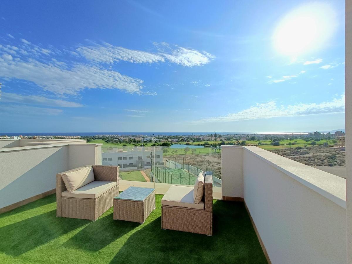 Nuevo Atico Toyo. Vistas Al Mar, Terraza, Solarium, Piscina, A/A, Wifi Y Garaje Appartement El Toyo Buitenkant foto